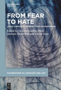 Cover: From Fear to Hate - De Gruyter Mouton