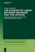 Abbildung von: The Division of Labor between Grammar and the Lexicon - De Gruyter Mouton