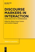 Cover: Discourse Markers in Interaction - De Gruyter Mouton