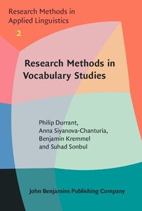 Enlarge image Cover: Research Methods in Vocabulary Studies - John Benjamins Publishing Company