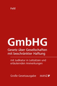 Abbildung von: GmbHG - Manz