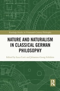 Cover: Nature and Naturalism in Classical German Philosophy - Routledge
