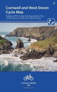 Abbildung von: Cornwall & West Devon Cycle Map 1 - Cycle Maps UK