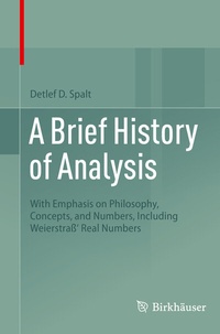 Abbildung von: A Brief History of Analysis - Birkhäuser