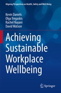 Cover: Achieving Sustainable Workplace Wellbeing - Springer