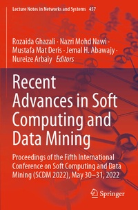Enlarge image Cover: Recent Advances in Soft Computing and Data Mining - Springer