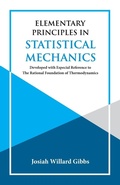 Cover: Elementary Principles in Statistical Mechanics - Hawk Press