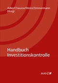 Cover: Handbuch Investitionskontrolle - Manz