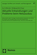 Cover: Aktuelle Entwicklungen und Probleme beim Netzausbau - Nomos