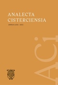 Cover: Analecta Cisterciensia 71 (2021) - Medien-GmbH Heiligenkreuz