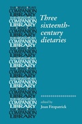 Cover: Three Sixteenth-Century Dietaries - Manchester University Press