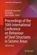 Cover: Proceedings of the 10th International Conference on Behaviour of Steel Structures in Seismic Areas - Springer