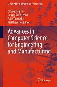 Enlarge image Cover: Advances in Computer Science for Engineering and Manufacturing - Springer