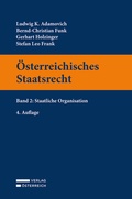 Cover: &Ouml;sterreichisches Staatsrecht - Verlag &Ouml;sterreich