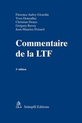 Cover: Commentaire de la LTF - St&auml;mpfli Verlag