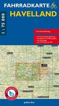 Abbildung von: Fahrradkarte Havelland - grünes herz