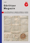 Cover: G&ouml;rlitzer Magazin 33 - Verlag Gunter Oettel