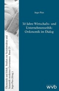 Cover: 30 Jahre Wirtschafts- und Unternehmensethik: Ordonomik im Dialog - wvb Wissenschaftlicher Verlag Berlin