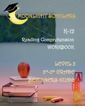 Cover: Moonlight Scholars K-12 Reading Comprehension Workbook Level 3 - Blurb Inc