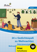 Cover: 24x Gedichtespa&szlig; zu Weihnachten - Lernbiene