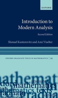 Enlarge image Cover: Introduction to Modern Analysis - Oxford University Press