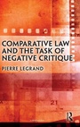 Cover: Comparative Law and the Task of Negative Critique - Routledge