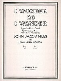 Abbildung von: I Wonder as I Wander - G Schirmer, Incorporated