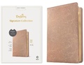 Cover: NLT Super Giant Print Bible, Dayspring Signature Collection, Filament Enabled (Leatherlike, Blush Floral, Red Letter) - Tyndale House Publishers