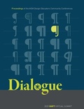 Cover: Dialogue: Proceedings of the AIGA Design Educators Community Conferences - Michigan Publishing Services