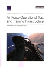 Enlarge image Cover: Air Force Operational Test and Training Infrastructure - RAND Corporation