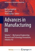 Cover: Advances in Manufacturing III - Springer