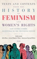 Cover: Texts and Contexts from the History of Feminism and Women's Rights - Central European University Press