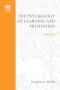 Cover: Psychology of Learning and Motivation - Academic Press