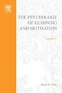 Bild: Psychology of Learning and Motivation - Academic Press
