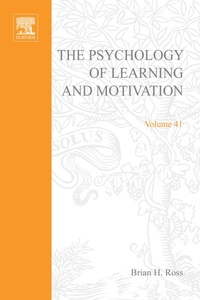 Bild vergrößern Bild: Psychology of Learning and Motivation - Academic Press