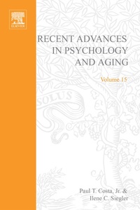 Enlarge image Cover: Recent Advances in Psychology and Aging - Elsevier