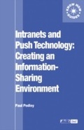 Cover: Intranets and Push Technology: Creating an Information-Sharing Environment - Routledge