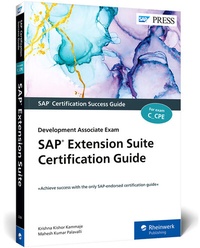 Abbildung von: SAP Extension Suite Certification Guide - SAP PRESS