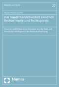 Cover: Das Insiderhandelsverbot zwischen Rechtstheorie und Rechtspraxis - Nomos