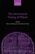 Cover: The Derivational Timing of Ellipsis - OUP eBook