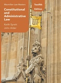 Cover: Constitutional and Administrative Law - Red Globe Press