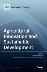 Enlarge image Cover: Agricultural Innovation and Sustainable Development - MDPI AG