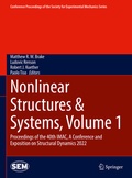 Cover: Nonlinear Structures & Systems, Volume 1 - Springer
