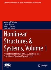 Enlarge image Cover: Nonlinear Structures & Systems, Volume 1 - Springer