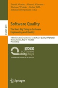 Cover: Software Quality: The Next Big Thing in Software Engineering and Quality - Springer