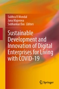 Cover: Sustainable Development and Innovation of Digital Enterprises for Living with COVID-19 - Springer