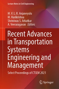 Abbildung von: Recent Advances in Transportation Systems Engineering and Management - Springer