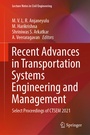 Cover: Recent Advances in Transportation Systems Engineering and Management - Springer