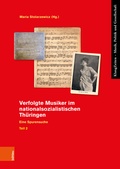 Cover: Verfolgte Musiker im nationalsozialistischen Th&uuml;ringen - B&ouml;hlau