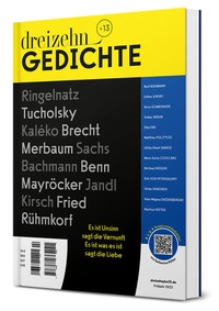 Enlarge image Cover: dreizehn +13 Gedichte - Oliver Wurm I Medien